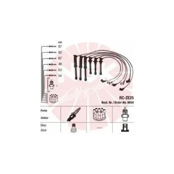 Zapalovací kabel Sada kabelů pro zapalování NGK RC-ZE25 - MAZDA