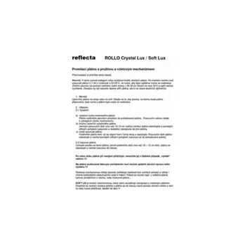 Projekční plátno Reflecta ROLLO Crystal 200x159cm (4:3, 97"/245cm, 196x147cm) plátno roletové