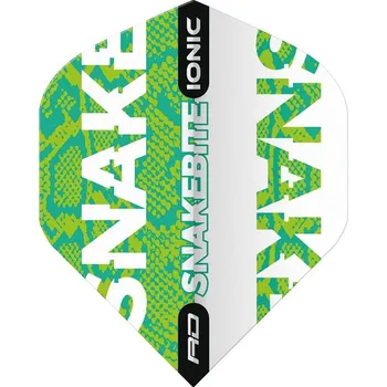 Příslušenství pro šipky Letky Red Dragon Peter Wright Snakebite Ionic Green