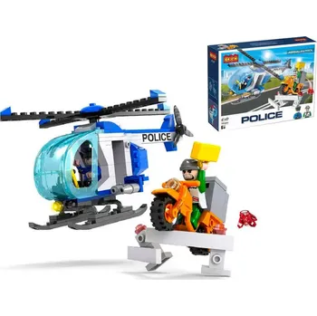 ostatní stavebnice Cogo City Vrtulník 164&nbsp;ks POLICIE, POLICE