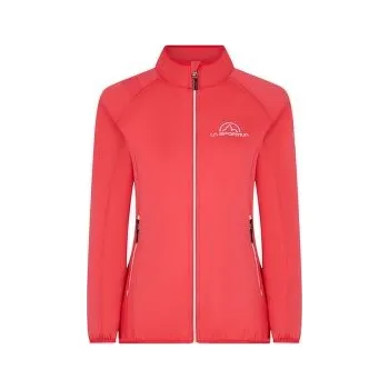 Dámská mikina La Sportiva Promo Fleece Women Hibiscus červená M