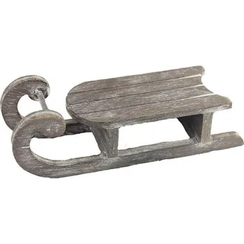 Vánoční dekorace Morex D3304-21 dekorační sáňky 4,5 cm