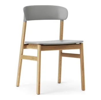 Jídelní židle Herit Chair Oak šedá