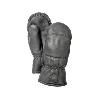 Rukavice Hestra Leather Box Mitt Svart černá 5