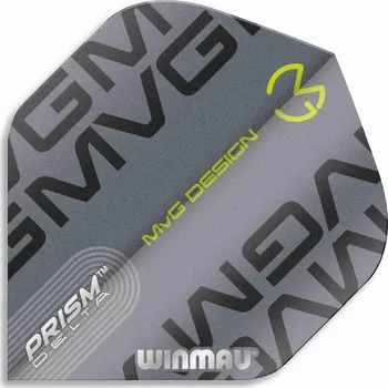 Příslušenství pro šipky Winmau Letky Prism Delta - Michael van Gerwen 2021 - Grey Print W6915.222