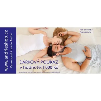 Tělový krém Dárkový poukaz elektronický