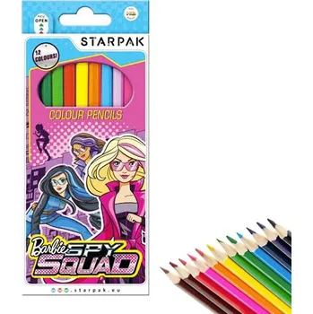 Pastelka Pastelky Barbie Spy 12ks