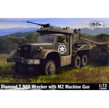 Plastikový model 1/72 Diamond T 969 Wrecker w/ M2 Machine Gun
