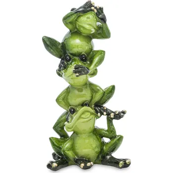 Keramická žabka - Slepý, hluchý, němý