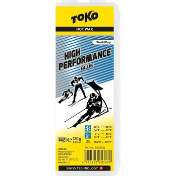 Lyžování Vosk TOKO High Performance Wax Blue 120g
