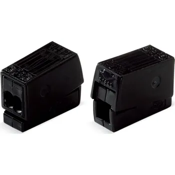 Dílna WAGO 224-114, 224-114, svítidlová svorka, 0.5-2.5 mm², kontakty 2, černá, 100 ks