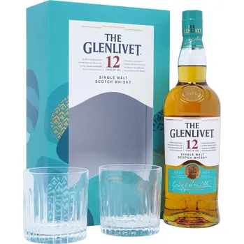 Likér The Glenlivet 12 Years Old + sklenice 0,7 l 40 %