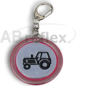 Reflexní přívěšek 3M-značka traktor