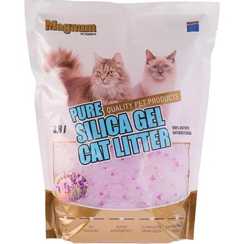 Podestýlka pro kočku Magnum Silica Gel Cat Litter Levander