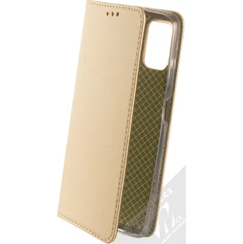 Pouzdro na mobilní telefon 1Mcz Magnet Book flipové pouzdro pro Samsung Galaxy A03s zlatá (gold)