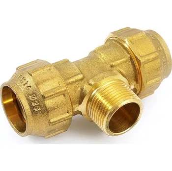 Vodovodní potrubí TIEMME COBRARING 50 x 1"1/2 x 50 svěrný T-kus - vnější závit TM3468G500850CR