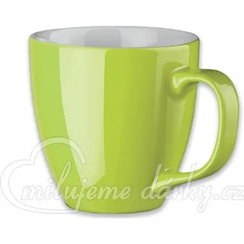 PANTHONY, porcelánový hrnek o objemu 450ml, zelená, 1ks