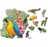Puzzle Wooden City Tropičtí ptáci 300 dílků