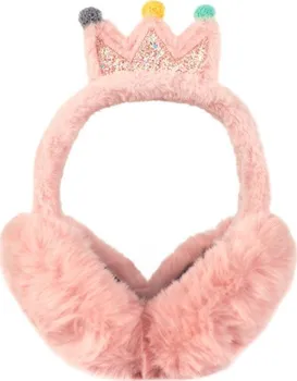 Klapky na uši Art of Polo Plyšové klapky na uši Princess růžové