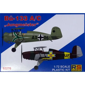 Plastikový model RS models 1/72 Bü-133 A/C 'Jungmeister' (5x camo)