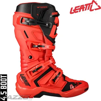 Moto obuv Boty na motokros Leatt Moto 4.5 Boot Red 10 US