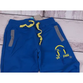 Tepláky Kugo modré se sluchátky velikost oblečení - děti: 128