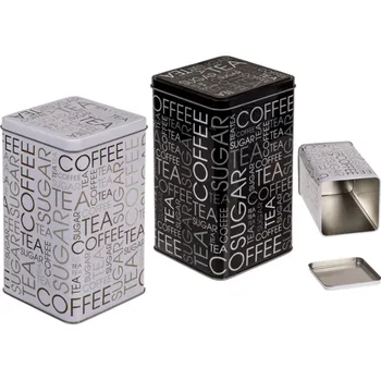 Dóza na potraviny Obdélníková dóza na kávu/čaj