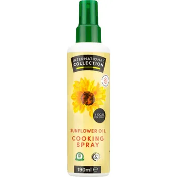 Rostlinný olej International Collection Sunflower oil cooking spray 190 ml 