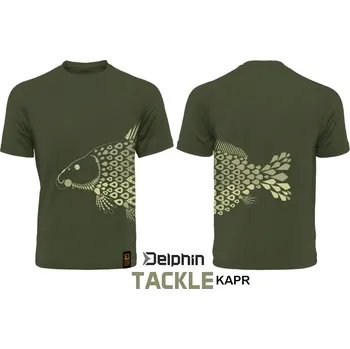 Rybářské oblečení Tričko Delphin Tackle KAPR velikost: L