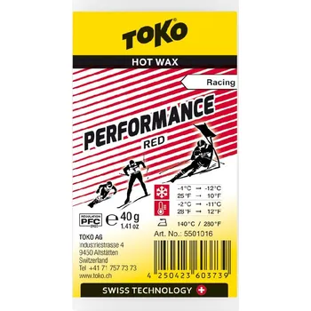 Lyžování Vosk TOKO Performance Wax Red 40g