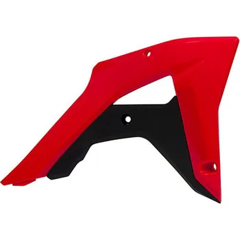 a Spoilery chladiče RTECH pro Honda CRF 250 RX 2019-2021 / CRF 450 RX 2017-2020 (červeno-černé, pár)