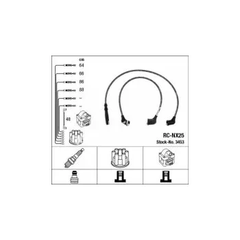 Zapalovací kabel Sada kabelů pro zapalování NGK RC-NX25