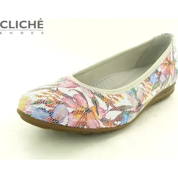 Dámské baleríny Nadměrné květované baleríny Gabor 62.620.20, vel 43 43