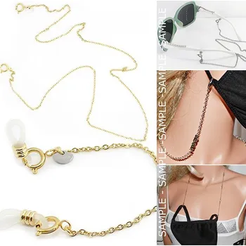 Řetízek Foxette Řetízek na Roušku a Brýle Zlacený - 60cm JF_0358