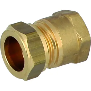 Vodovodní potrubí GENERAL FITTINGS Mosazný svěrný přechod s vnitřním závitem 1/2" x 10 mm 1N0002H041000G