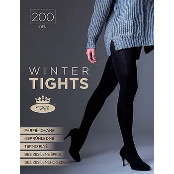 Dámské punčochy BOMA Winter tights 200 den Nero