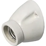 Objímka E27 keramická glazovaná přisazená šikmá