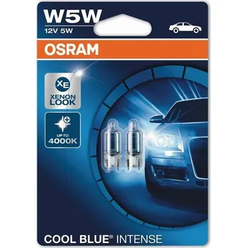 Autožárovka Žárovka T10 Osram 12V W5W, COOL BLUE INTENSE 4000K sada 2 ks