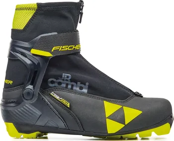 Běžkařské boty Fischer JR Combi černé/žluté 2021/22
