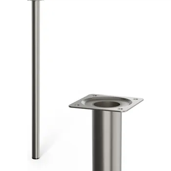 Stolová podnož Walteco Nábytková noha kulatá, průměr 30mm, výška 700mm, nerez design