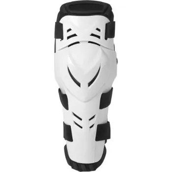 Motocyklový chránič MX chrániče kolen a holení dospělé na motorku POLISPORT Devil bílé, pár