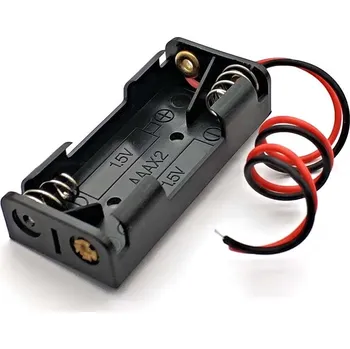 Držák baterie Držák baterie 2xAAA s drátovými vývody