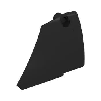 Stavebnice LEGO 64680 Black Technic, Panel Fairing #14 Large Short Smooth, Side B (Černá Technic, panelová kapotáž #14 Velká krátká hladká, strana B)