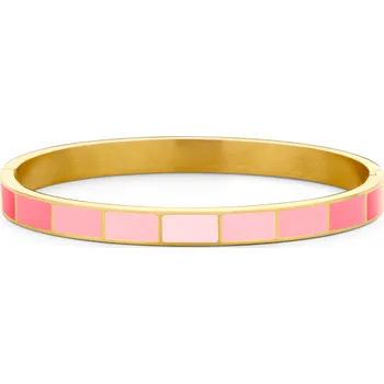 Náramek CO88 dámský ocelový pevný náramek s glazurou C88CB-91192