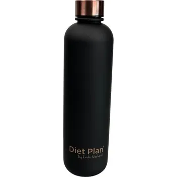 Láhev Diet Plan Láhev na vodu černá