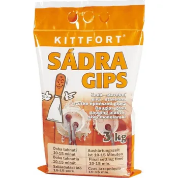 Sádra Sádra stavební ŠEDÁ 3Kg