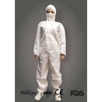 Jednorázový oděv 10x Ochranný profi celooblek T5/T6 ESTILO (bílý vel. XXL)