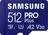 Samsung PRO Plus microSDXC 512 GB UHS-I U3 V30 180 MB/s + SD adaptér, 512 GB