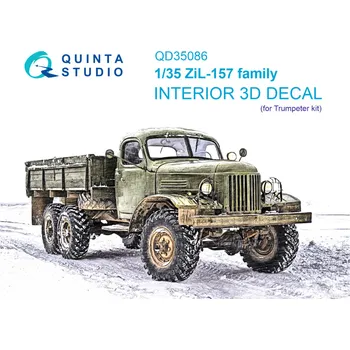 Plastikový model Quinta studio 1/35 ZiL-157 family 3D-Print & col. Inter. (TRUMP)