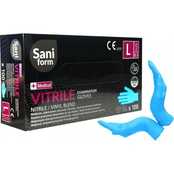 Čisticí rukavice Rukavice VITRILE Pudr vel. L - 100 ks